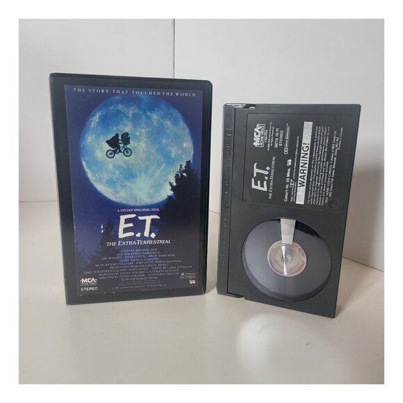 E.T. The Extra-Terrestrial BETA Tape Betamax (Not VHS) Steven Spielberg - Picture 1 of 2